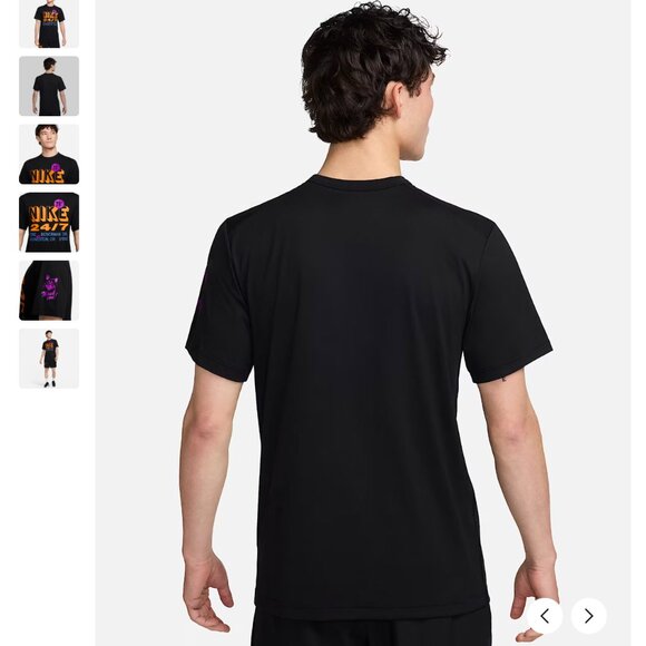 Nike Dri-Fit UV Hyverse Graphic RARE athletic short-sleeve t-shirt size S - Picture 3 of 15
